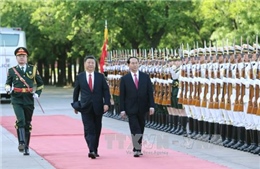 Lễ đón chính thức Chủ tịch nước Trần Đại Quang tại Trung Quốc